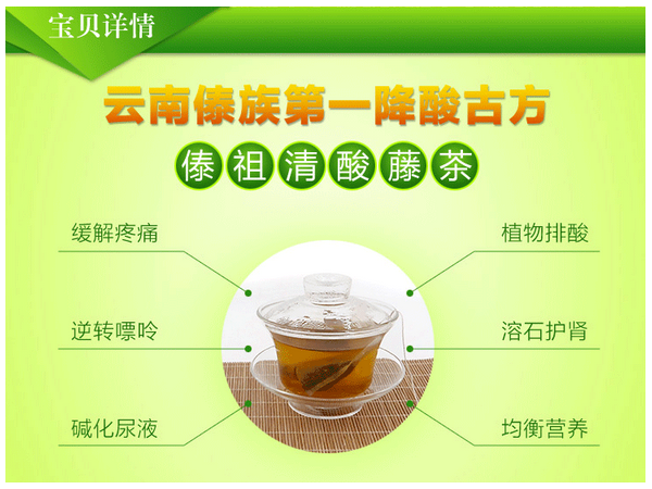 佬港茶局系列傣祖清酸藤茶茶