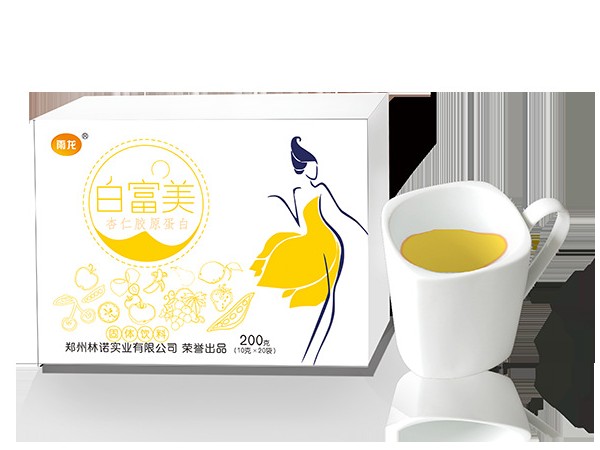 白富美杏仁膠原蛋白，重塑白富美