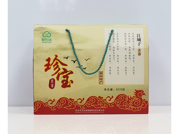 中秋送禮有特色，苦蕎茶替換月餅顯品位
