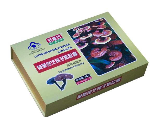 五基石牌破壁靈芝孢子粉膠囊