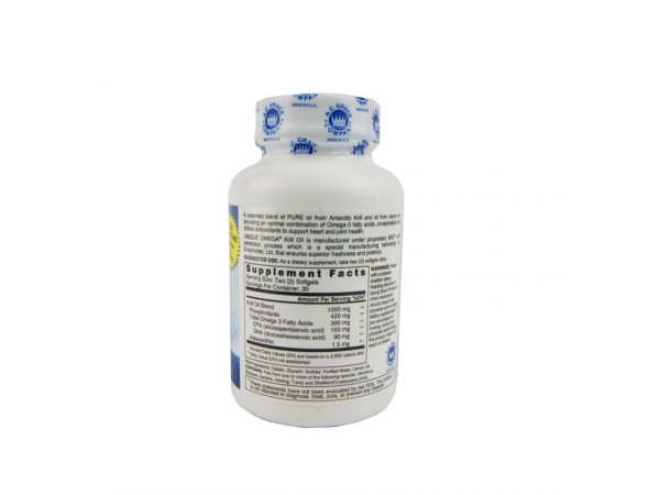 美國進口南極磷蝦油KrillOil  60粒