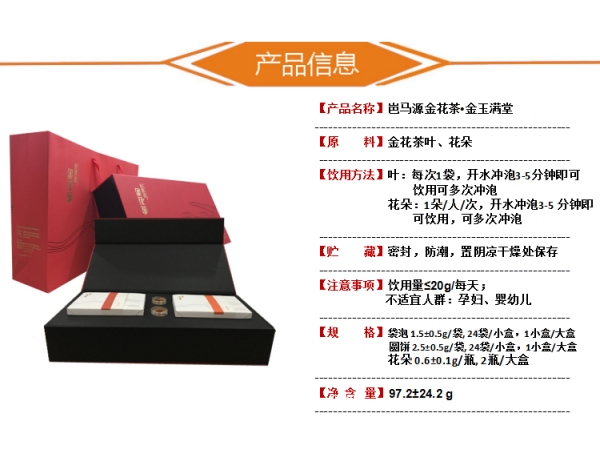 岜馬源養(yǎng)生金花茶 禮品金玉滿堂送長(zhǎng)輩送上司
