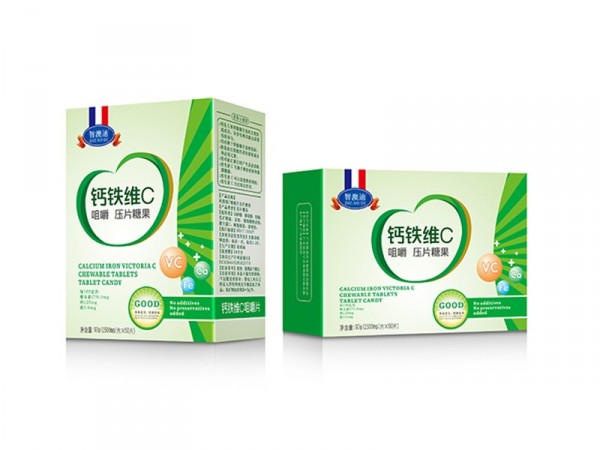 智澳迪 鈣鐵維C咀嚼片