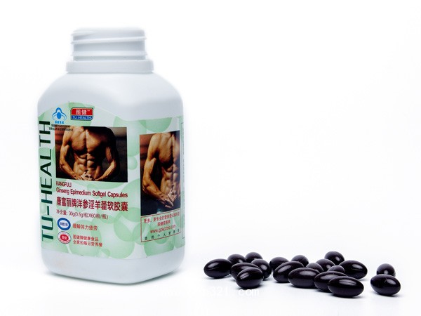 圖健康富麗牌洋參淫羊藿軟膠囊