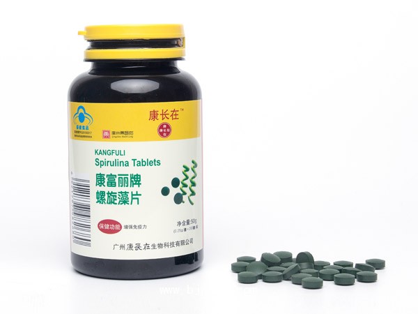康長在康富麗牌螺旋藻片