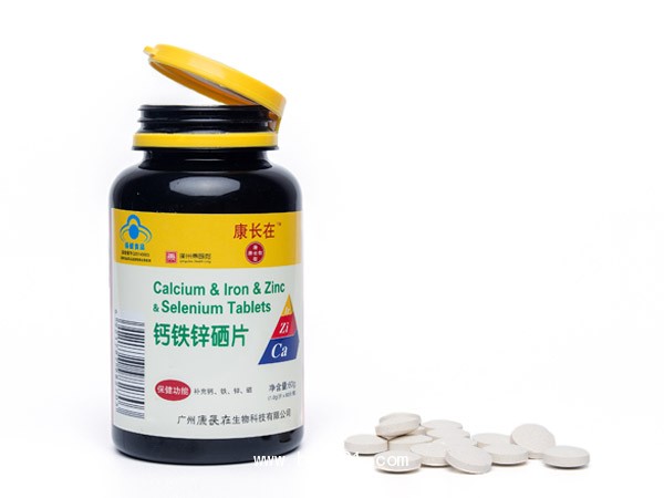 康長在鈣鐵鋅硒片