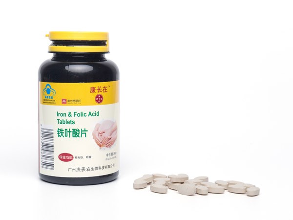 康長在鐵葉酸片