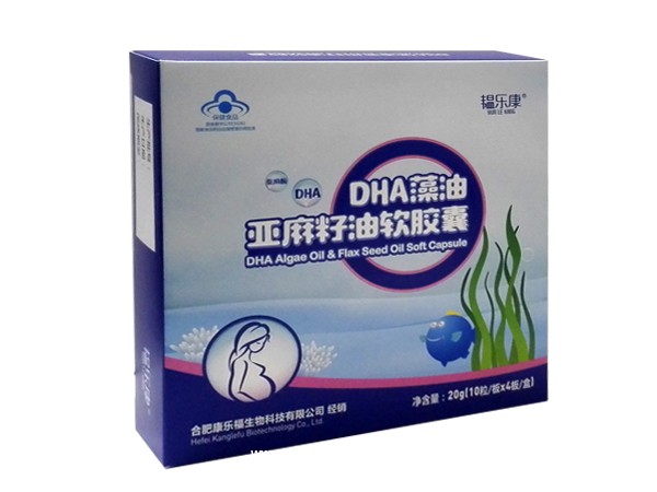 韞樂(lè)康DHA藻油亞麻籽油軟膠囊