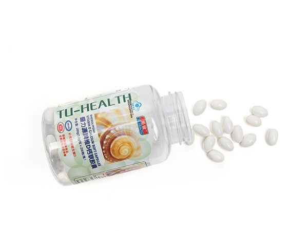 圖健盛力源牌維D鈣軟膠囊 200粒（液體鈣）
