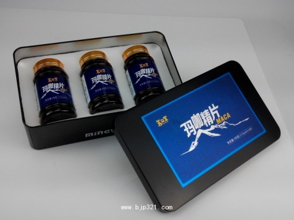 辣木精片-鐵盒裝（0.75gX60片X3瓶）