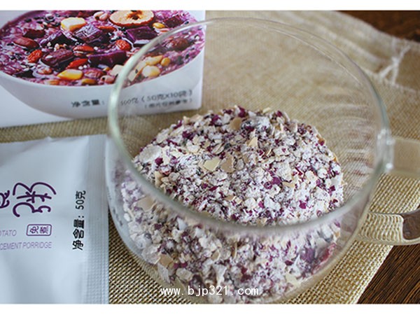 代餐粉紫薯魔芋代餐粥魔芋代餐粉50克/袋批發(fā)貼牌加工