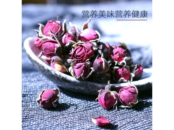 元德草堂精選云南麗江金邊玫瑰花茶40g/瓶