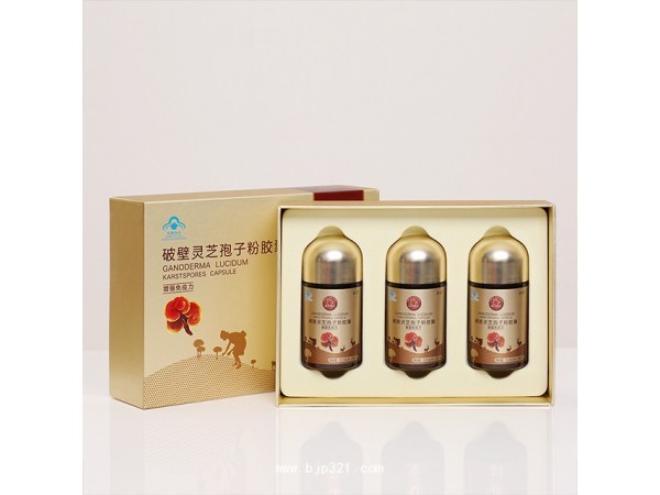 新先破壁靈芝孢子粉膠囊3瓶裝禮盒