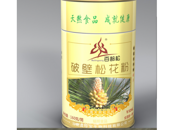 松花粉片，百嶺松