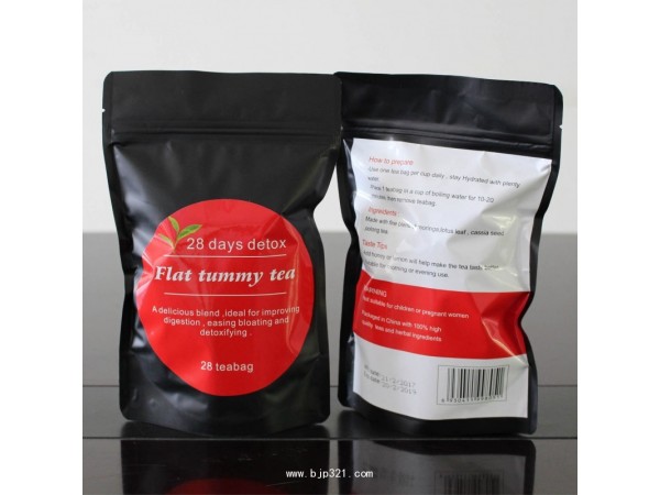 萬(wàn)松堂28天排毒茶Flat tummy tea 廠家直供