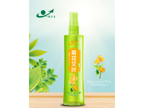 菊花艾葉花露水