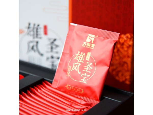 萬松堂雄風(fēng)圣寶固體飲料茶5克*36袋招商