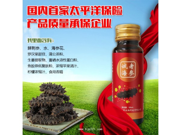 山東誠(chéng)者海參漿海參飲品50ml6瓶