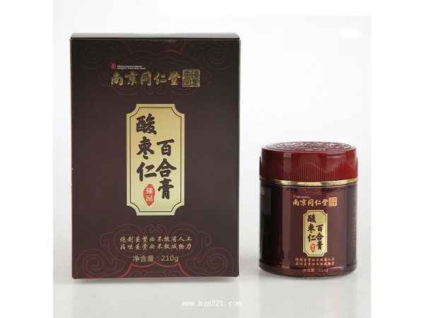 膏滋酸棗仁百合膏膏滋260g/瓶*20瓶/箱OEM加工
