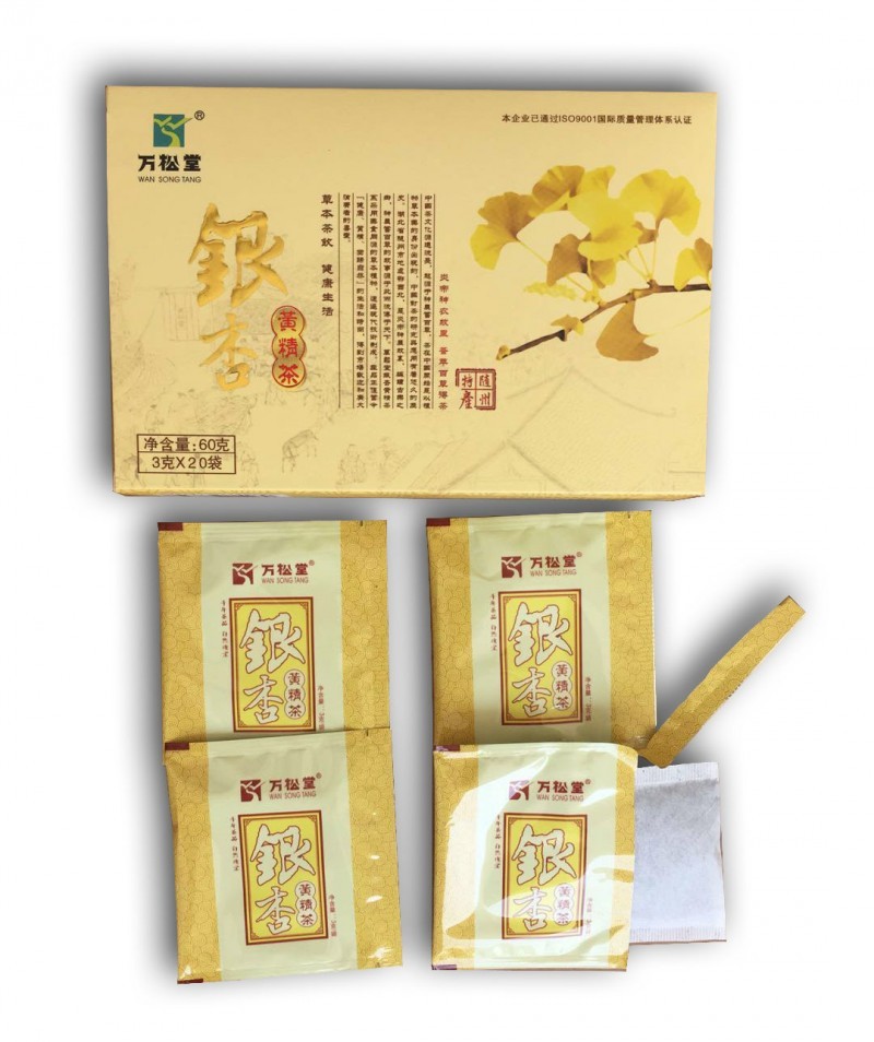 銀杏黃精茶小盒20袋