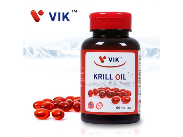 VIK威克純南極磷蝦油軟膠囊60粒裝美國進口