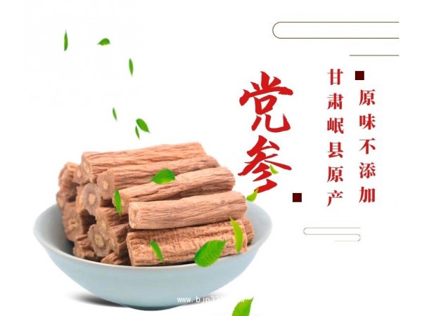 甘肅正宗黨參煲湯材料清補(bǔ)涼燉雞湯料包