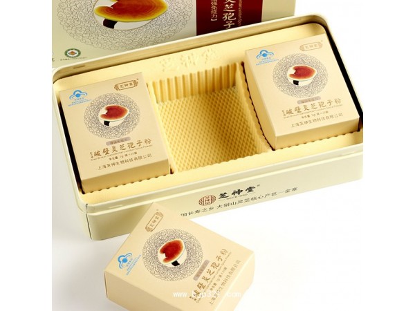 靈芝破壁孢子粉60克/鐵盒