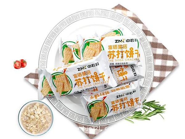 富硒菌菇蘇打餅干