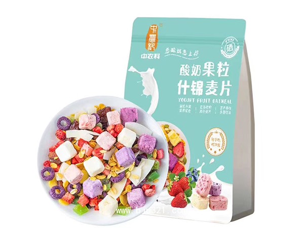 酸奶果粒什錦麥片