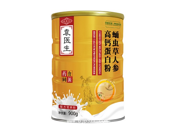 蛹蟲草人參高鈣蛋白粉