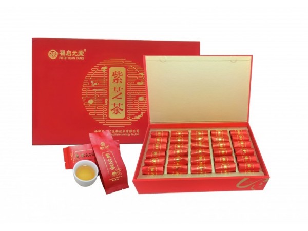 福啟元堂紫芝茶，靈芝茶