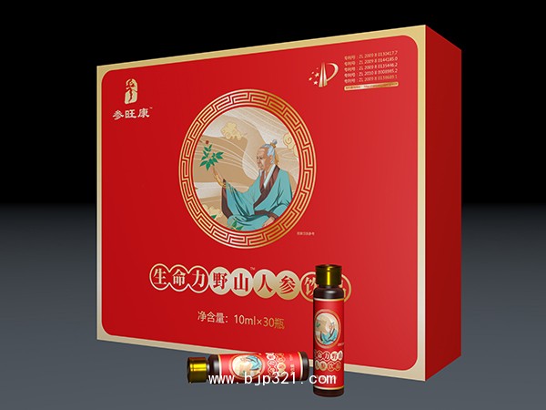 參旺康生命力野山人參飲品