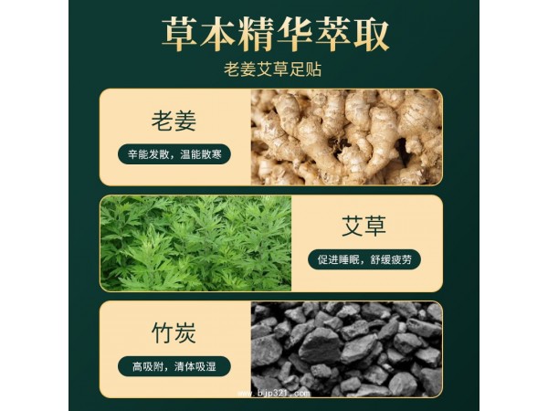 老姜艾草足貼