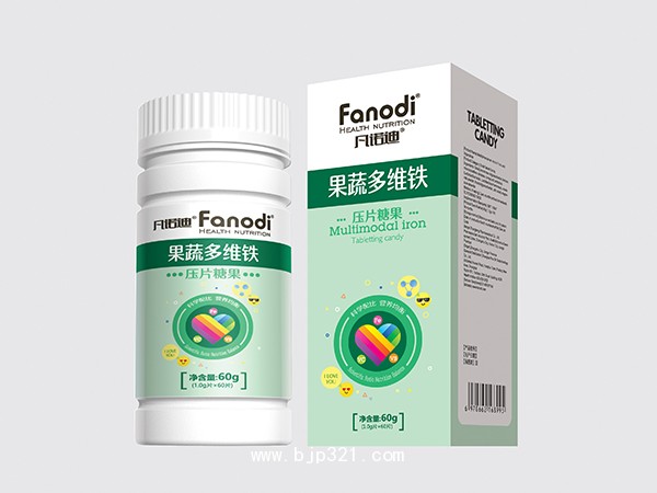 果蔬鐵壓片糖果