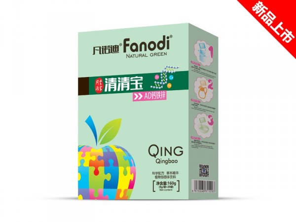AD鈣鐵鋅清清寶120g