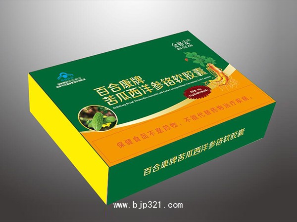 苦瓜西洋參鉻軟膠囊-禮盒