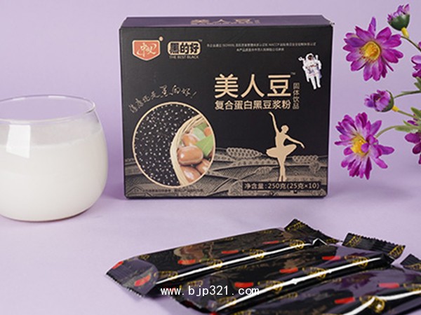 美人豆復合蛋白黑豆?jié){粉  藥食同源  蛋白粉  營養(yǎng)代餐粉
