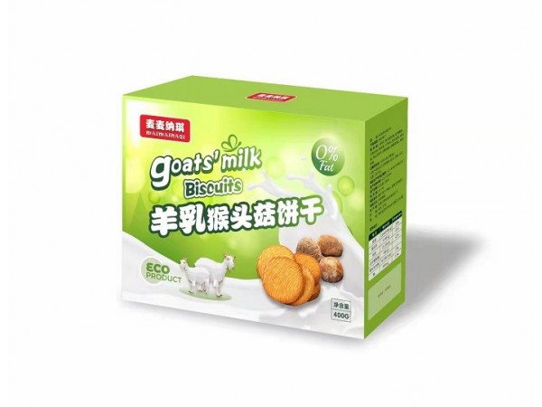 羊奶猴頭菇餅干無蔗糖 代餐飽腹餅干