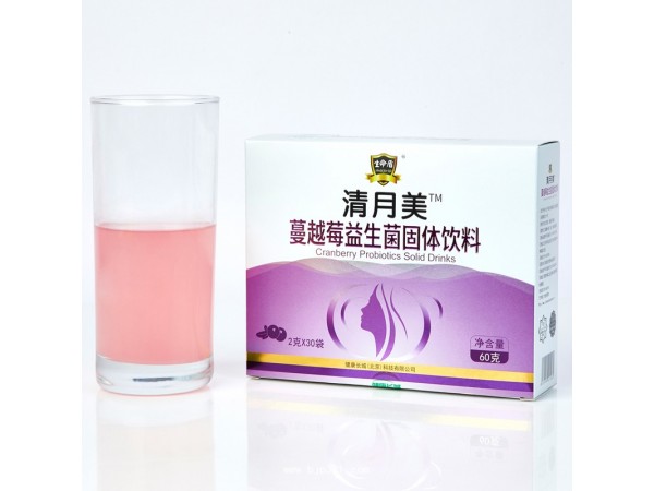 清月美 蔓越莓益生菌固體飲料