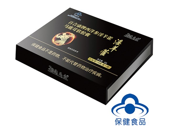 百合康牌西洋參淫羊藿馬鹿茸軟膠囊