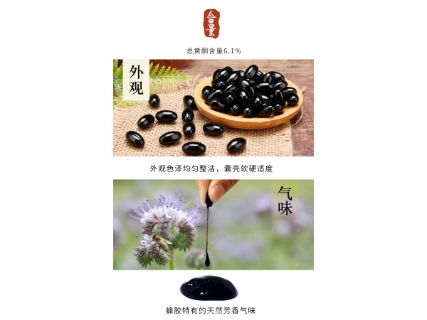 紅楓葉牌蜂膠軟膠囊