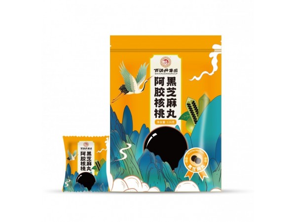 阿膠核桃黑芝麻丸