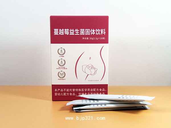蔓越莓益生菌固體飲料