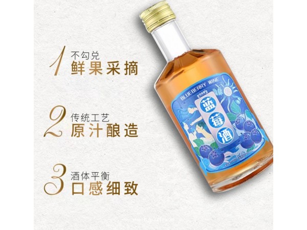 藍(lán)莓酒植物飲品定制代加工廠