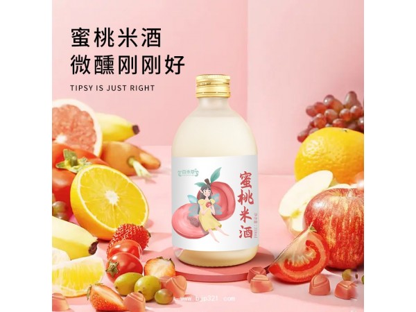 蜜桃米酒定制代加工