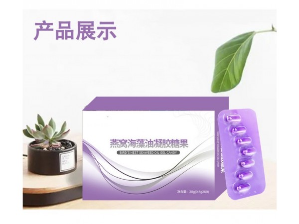 定制燕窩海藻油凝膠糖果貼牌OEM代加工