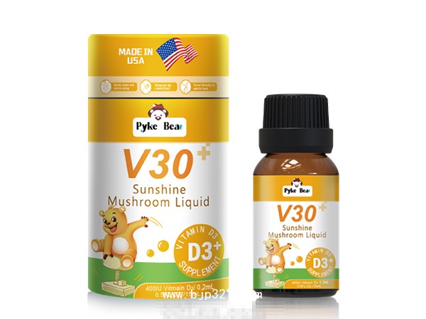 派克熊牌V30陽光蘑菇飲液（D3）
