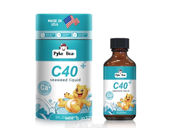 派克熊牌C40海藻飲液（鈣滴劑）