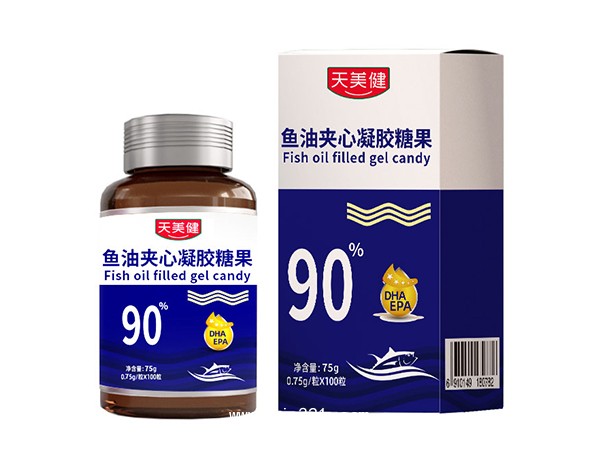 90%魚油凝膠糖果