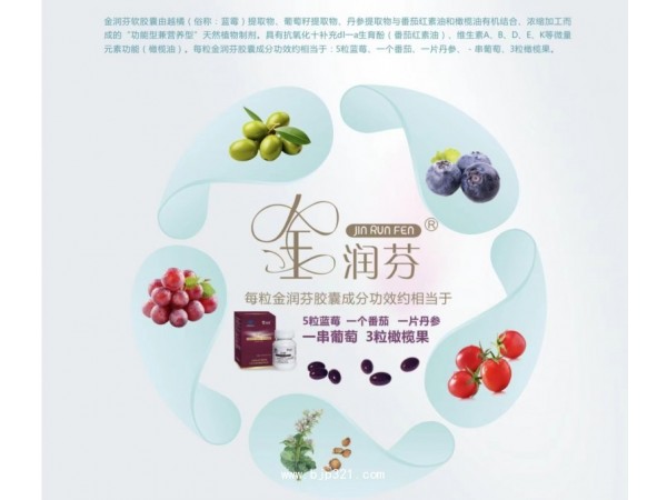 金潤(rùn)芬  今正元牌越橘丹參軟膠囊